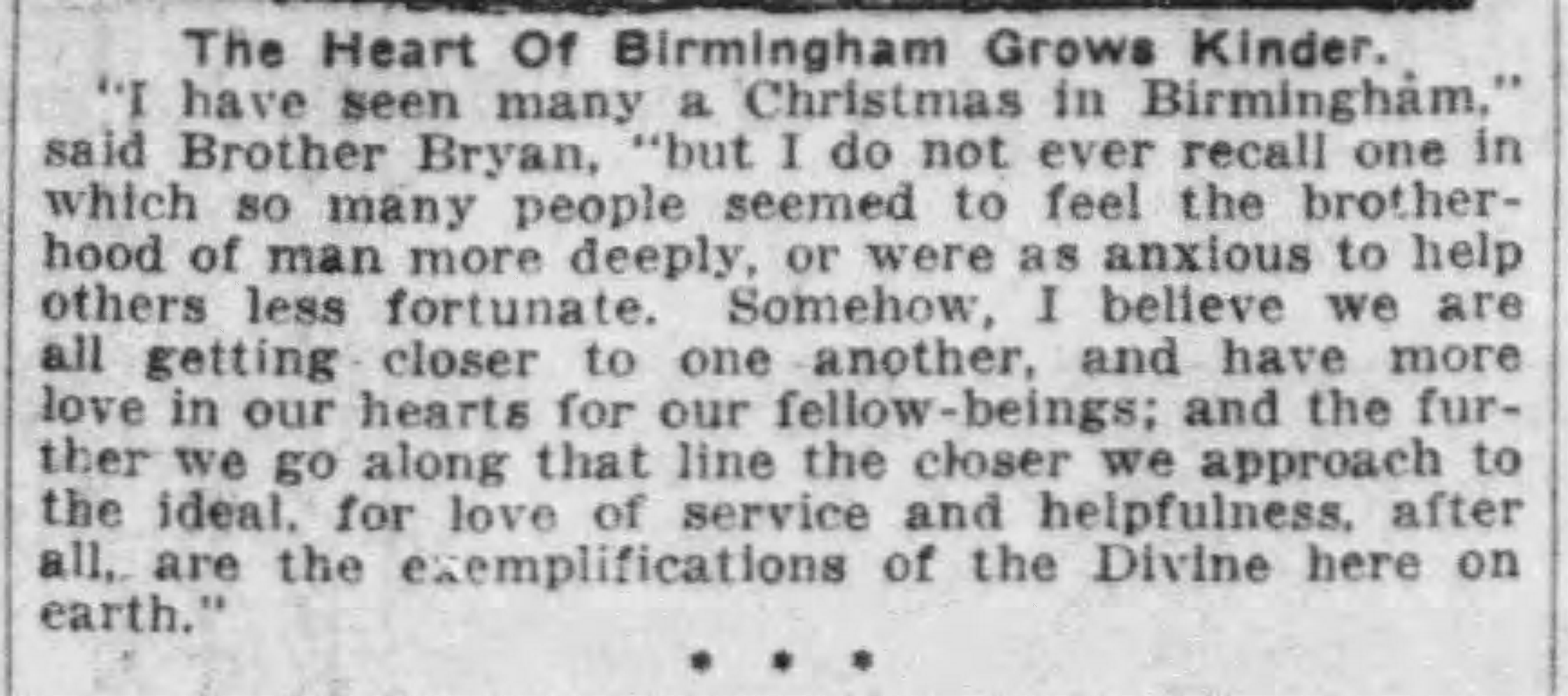 The Heart of Birmingham Grows Kinder